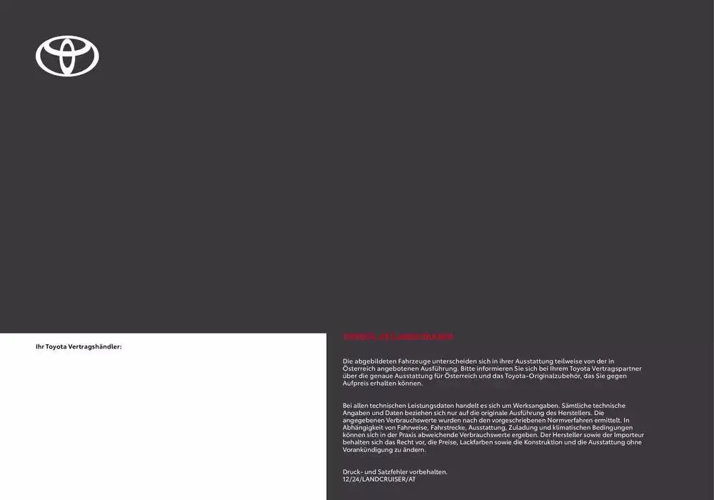 Toyota Land Cruiser von 12. Februar bis 12. Februar 2026 - Flugblätt seite 54