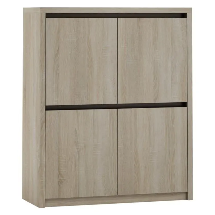 Easy Möbel Kommode Popondetta 17, Farbe: Sonoma Eiche - Abmessungen: 114 x 95 x 38 cm