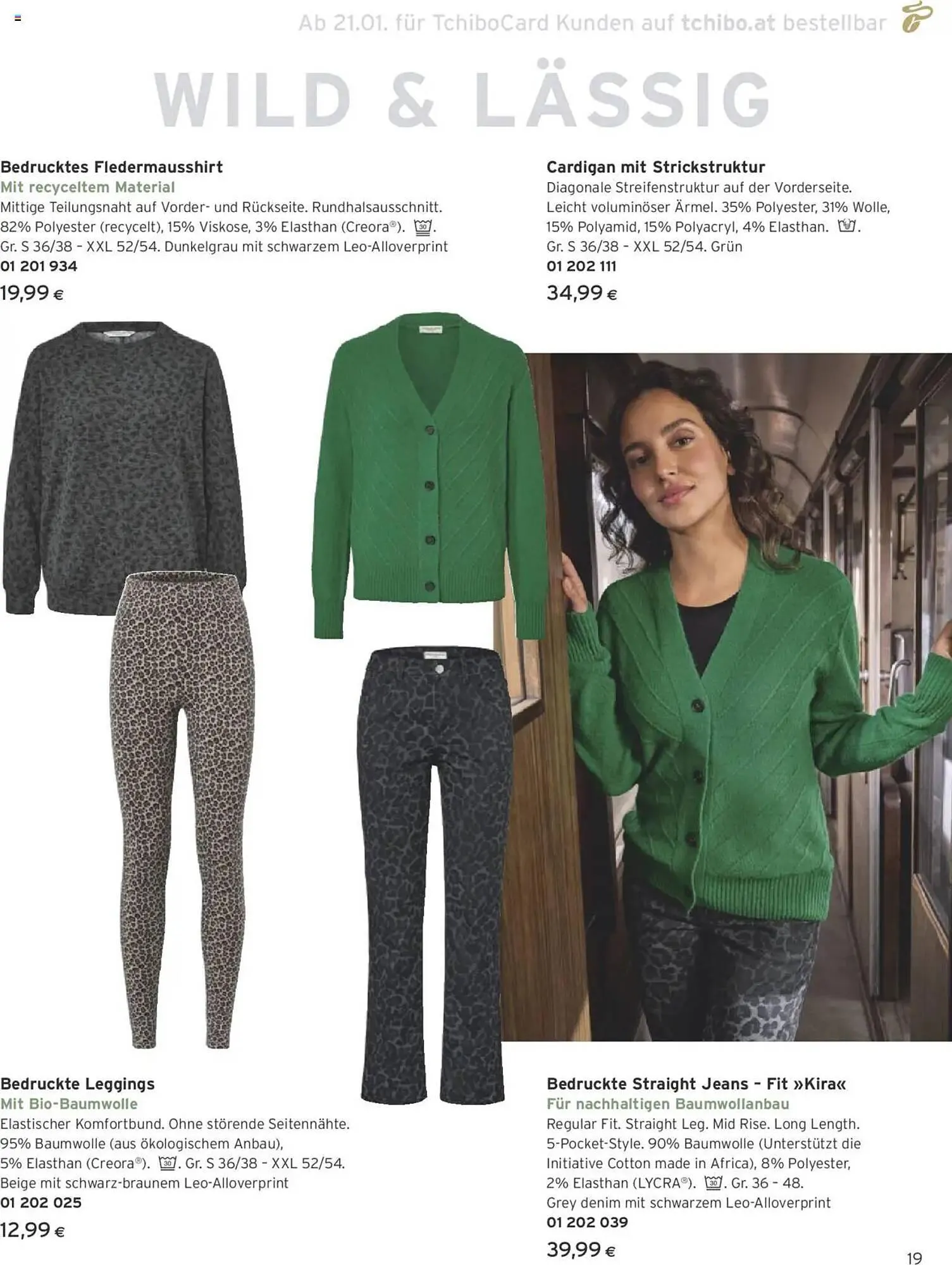 Tchibo Eduscho Flugblatt von 16. Jänner bis 28. Februar 2025 - Flugblätt seite  19