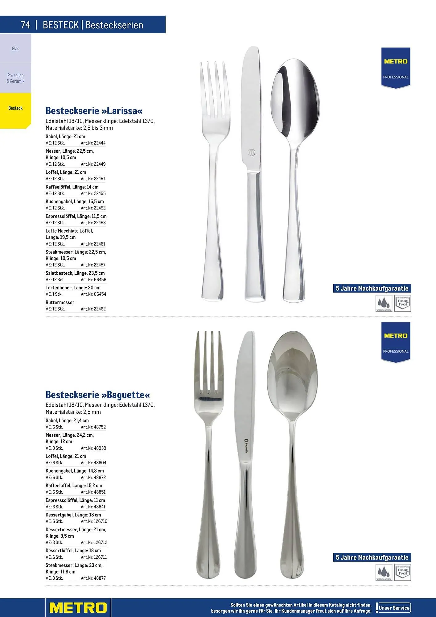 Metro Flugblatt von 25. März bis 31. Dezember 2026 - Flugblätt seite  74