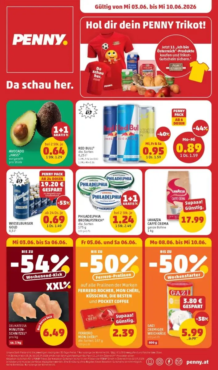 Penny Angebote gültig bis 10.06.2026 von 6. Juni bis 10. Juni 2026 - Flugblätt seite  1