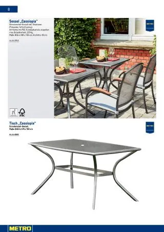 METRO Flugblatt Non-Food - Gast & Garten von 23. Jänner bis 30. Juni 2026 - Flugblätt seite 8