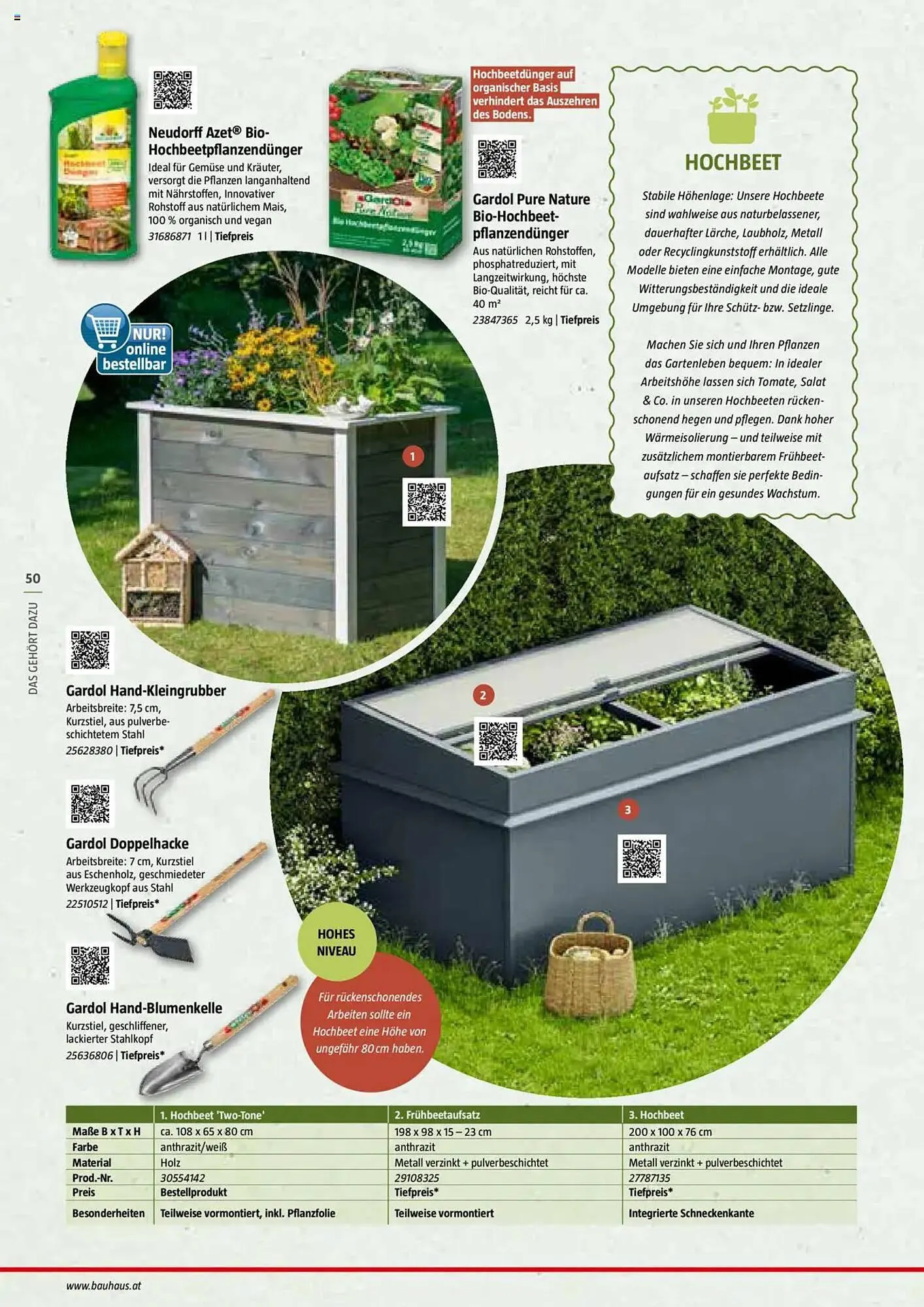 Bauhaus Flugblatt von 1. Juli bis 6. März 2026 - Flugblätt seite  50
