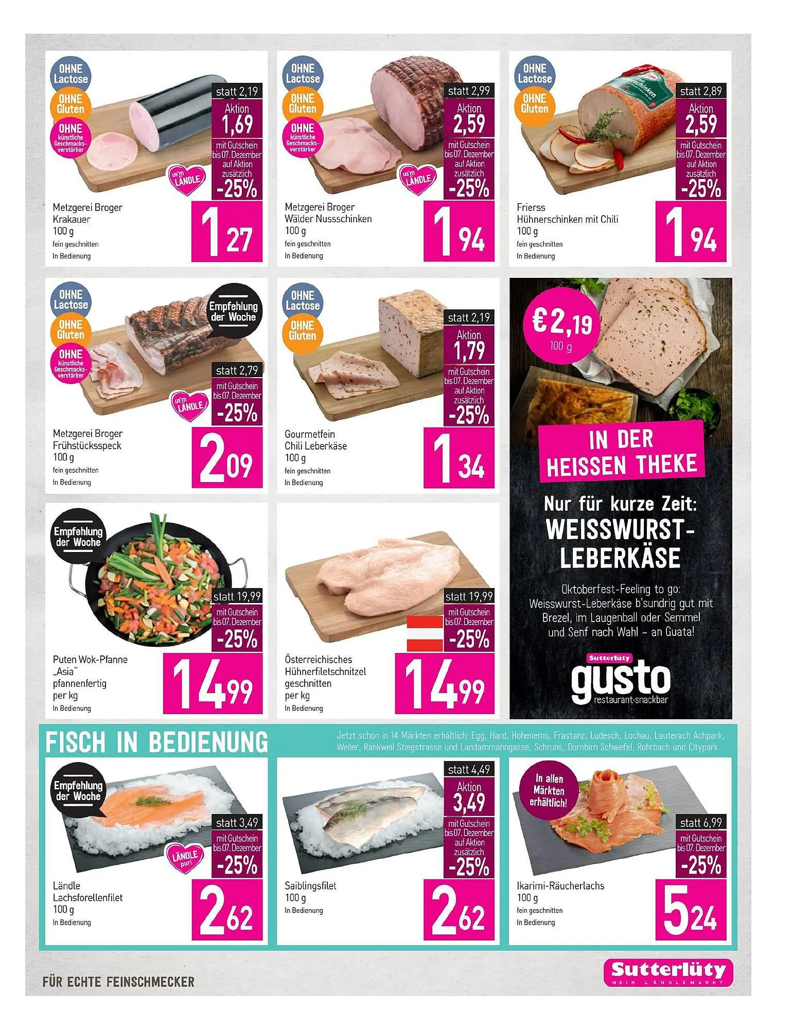 Sutterlüty Flugblatt von 30. November bis 5. Dezember 2023 - Flugblätt seite 9