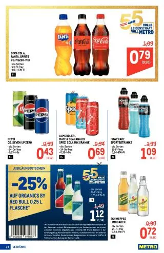 METRO Flugblatt Food - Metro Profi von 3. September bis 16. September 2026 - Flugblätt seite  34