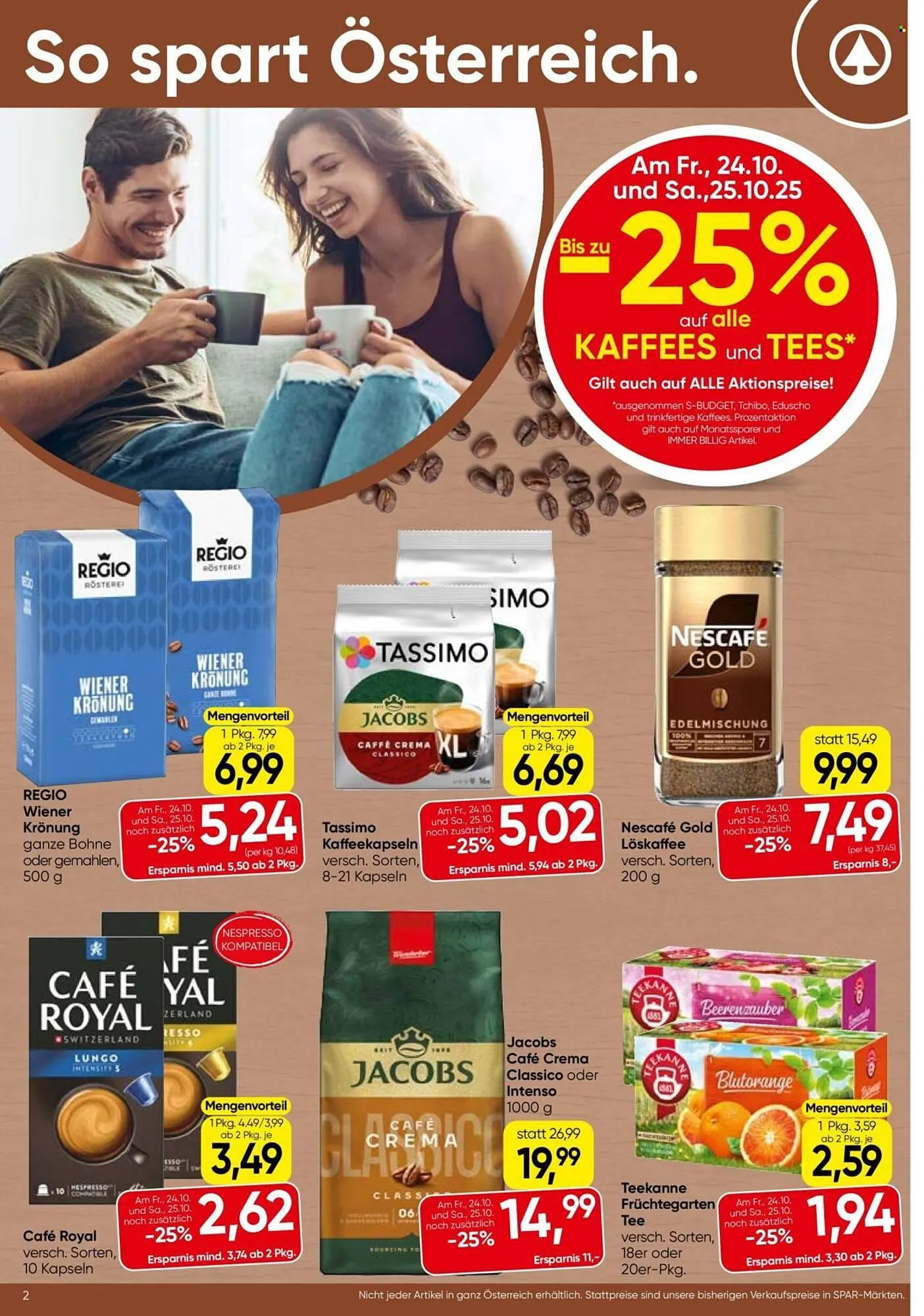 Eurospar Flugblatt von 23. Oktober bis 5. November 2025 - Flugblätt seite  2