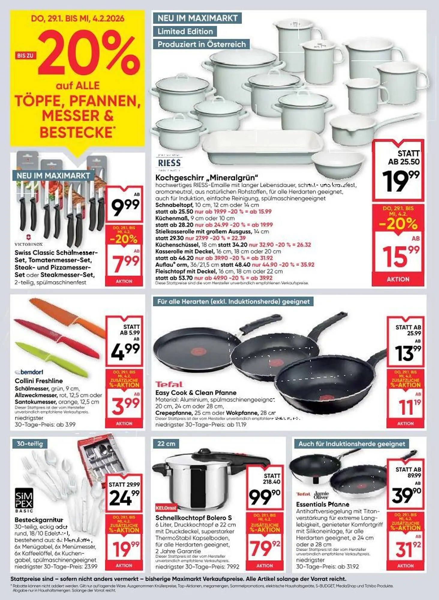 Maximarkt Flugblatt von 29. Jänner bis 4. Februar 2026 - Flugblätt seite  18