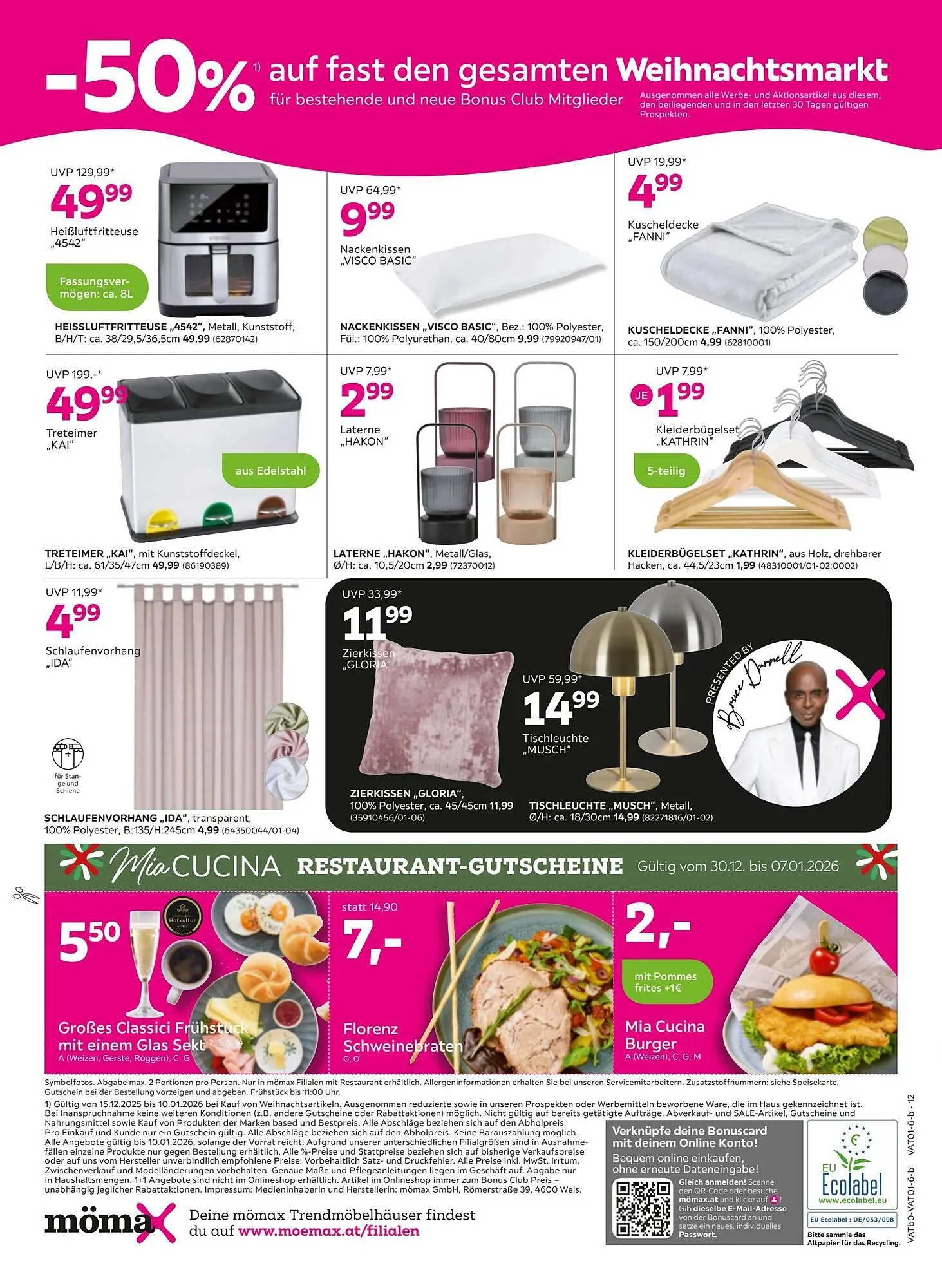 Mömax Flugblatt von 30. Dezember bis 10. Jänner 2026 - Flugblätt seite  12