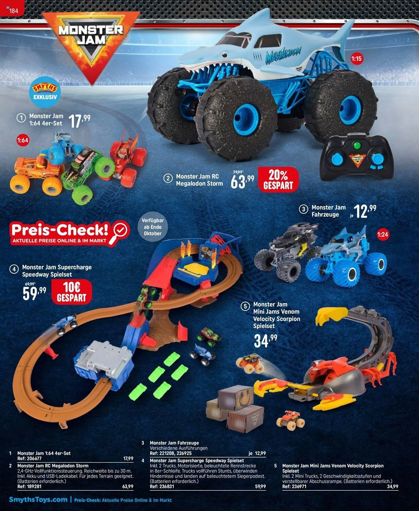 Smyths Toys Flugblatt von 25. September bis 13. Dezember 2024 - Flugblätt seite 184
