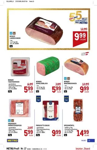 METRO Flugblatt - Profi von 6. August bis 19. August 2026 - Flugblätt seite 13