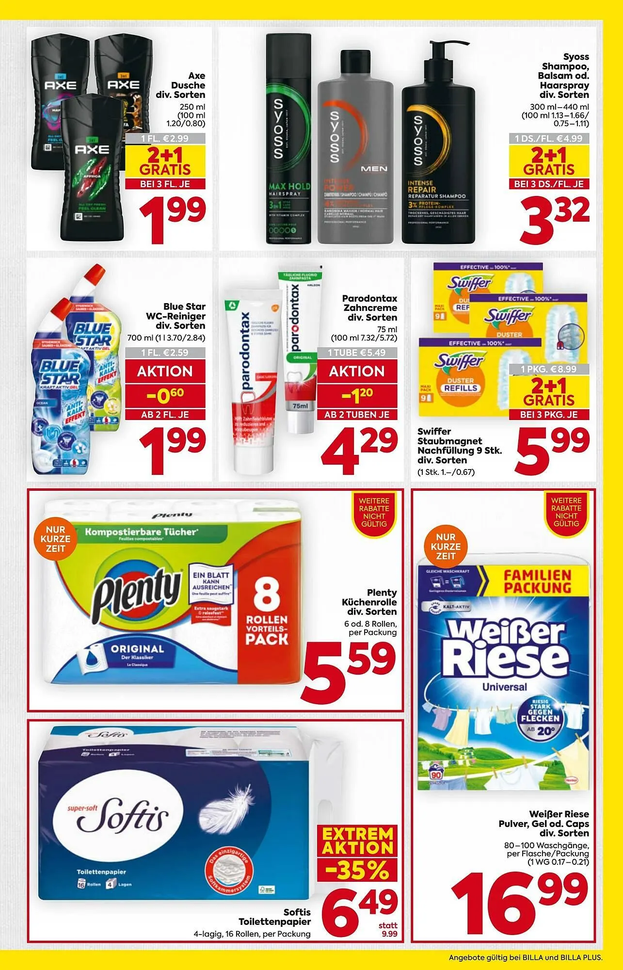 Billa Flugblatt von 7. April bis 15. April 2026 - Flugblätt seite  15