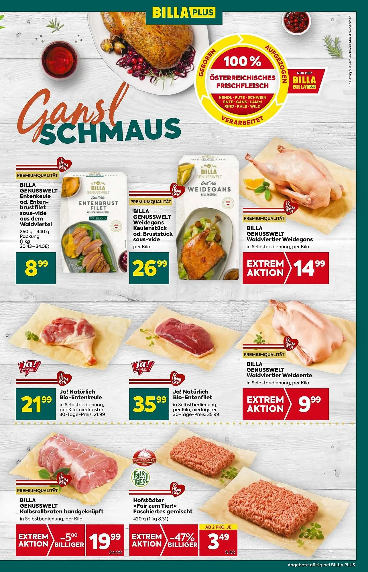 Billa Flugblatt von 30. Oktober bis 6. November 2025 - Flugblätt seite 11