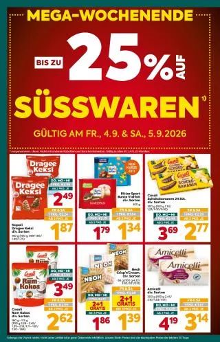 BILLA PLUS Flugblatt von 3. September bis 9. September 2026 - Flugblätt seite  2