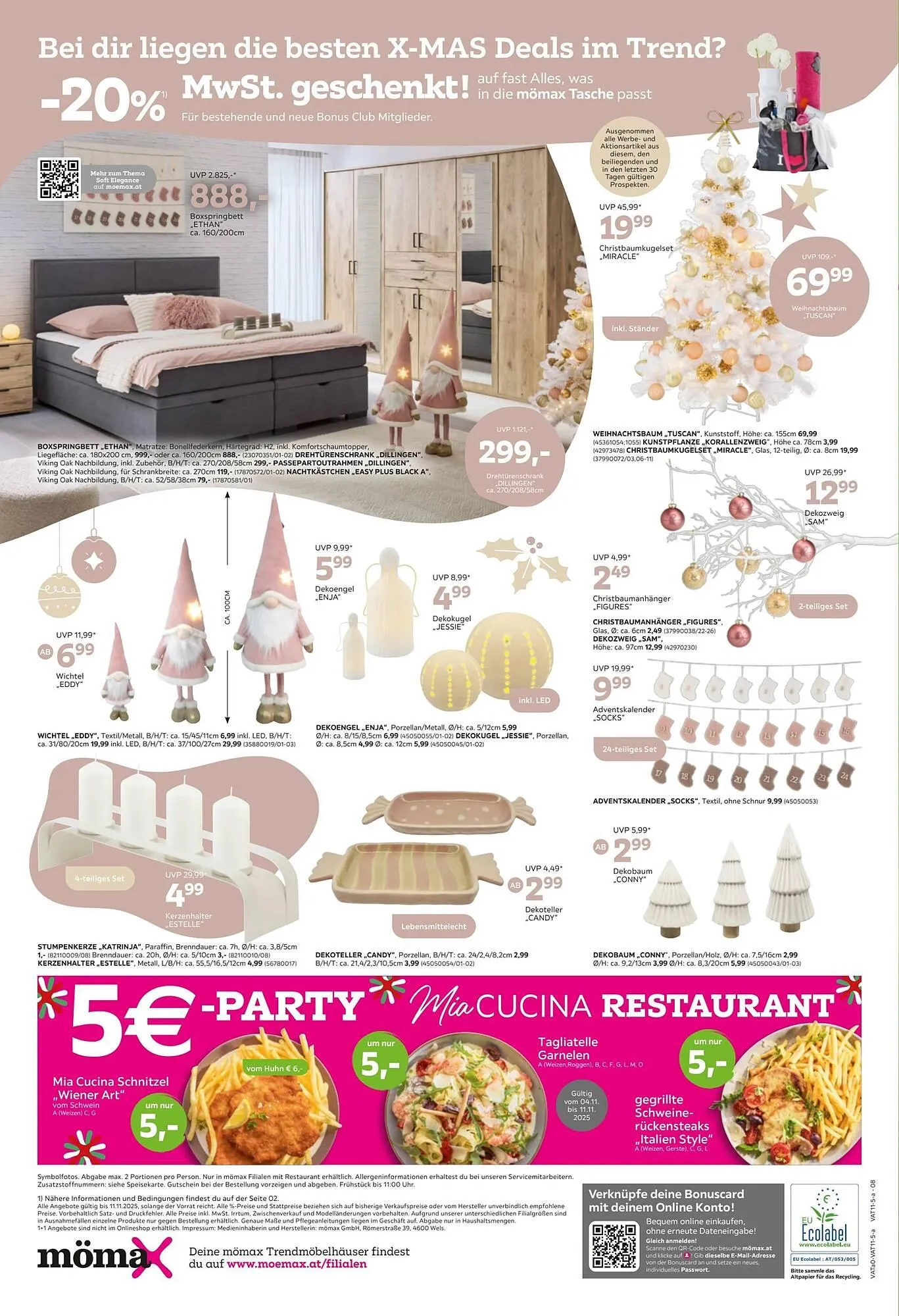 Mömax Flugblatt von 4. November bis 12. November 2025 - Flugblätt seite 8