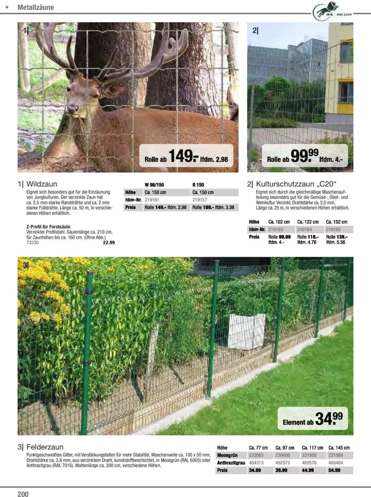 Hagebau Gartenjahr 2023 von 7. März bis 31. Dezember 2023 - Flugblätt seite  200