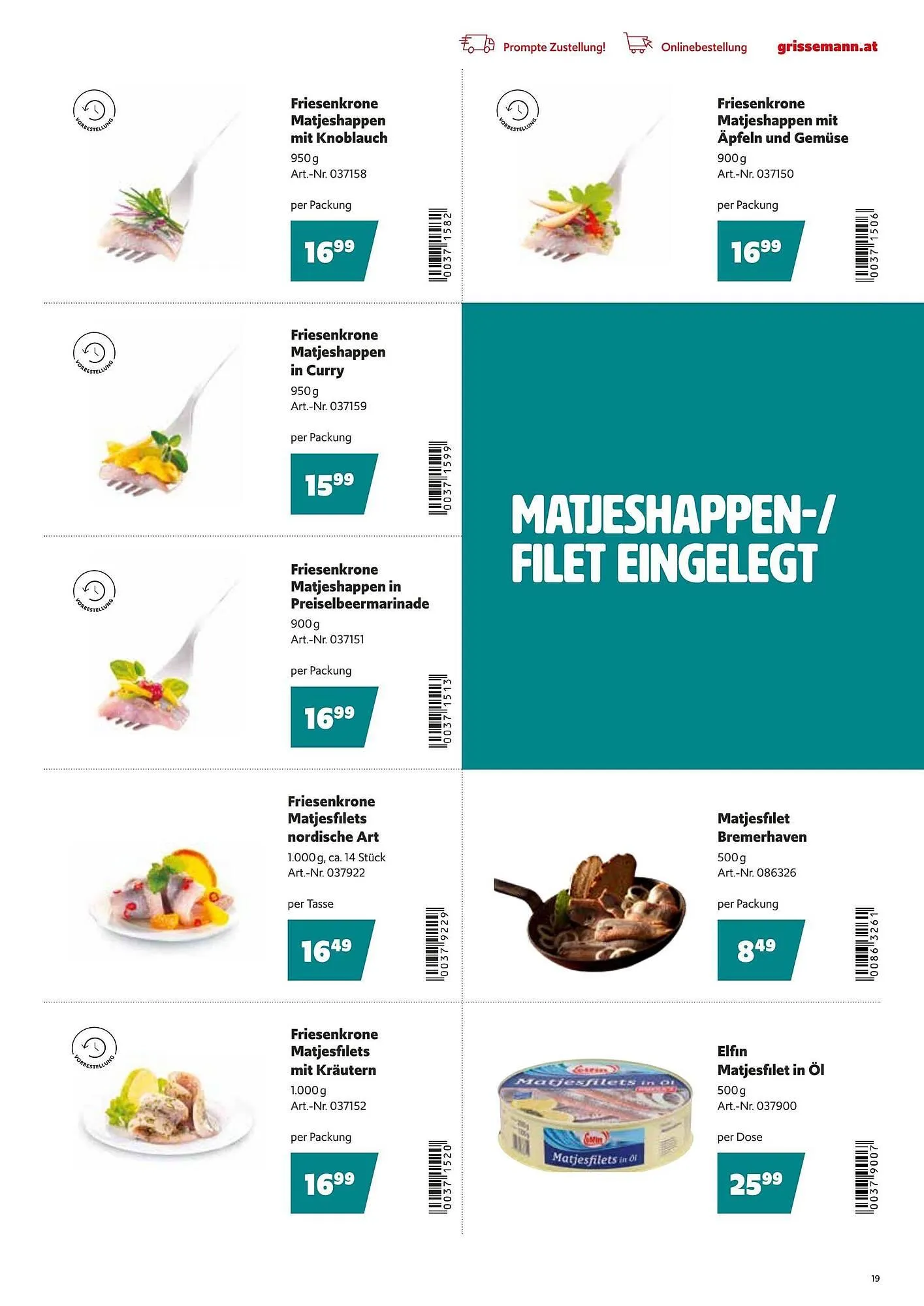 Eurogast Grissemann Flugblatt von 16. Jänner bis 8. Februar 2026 - Flugblätt seite  19