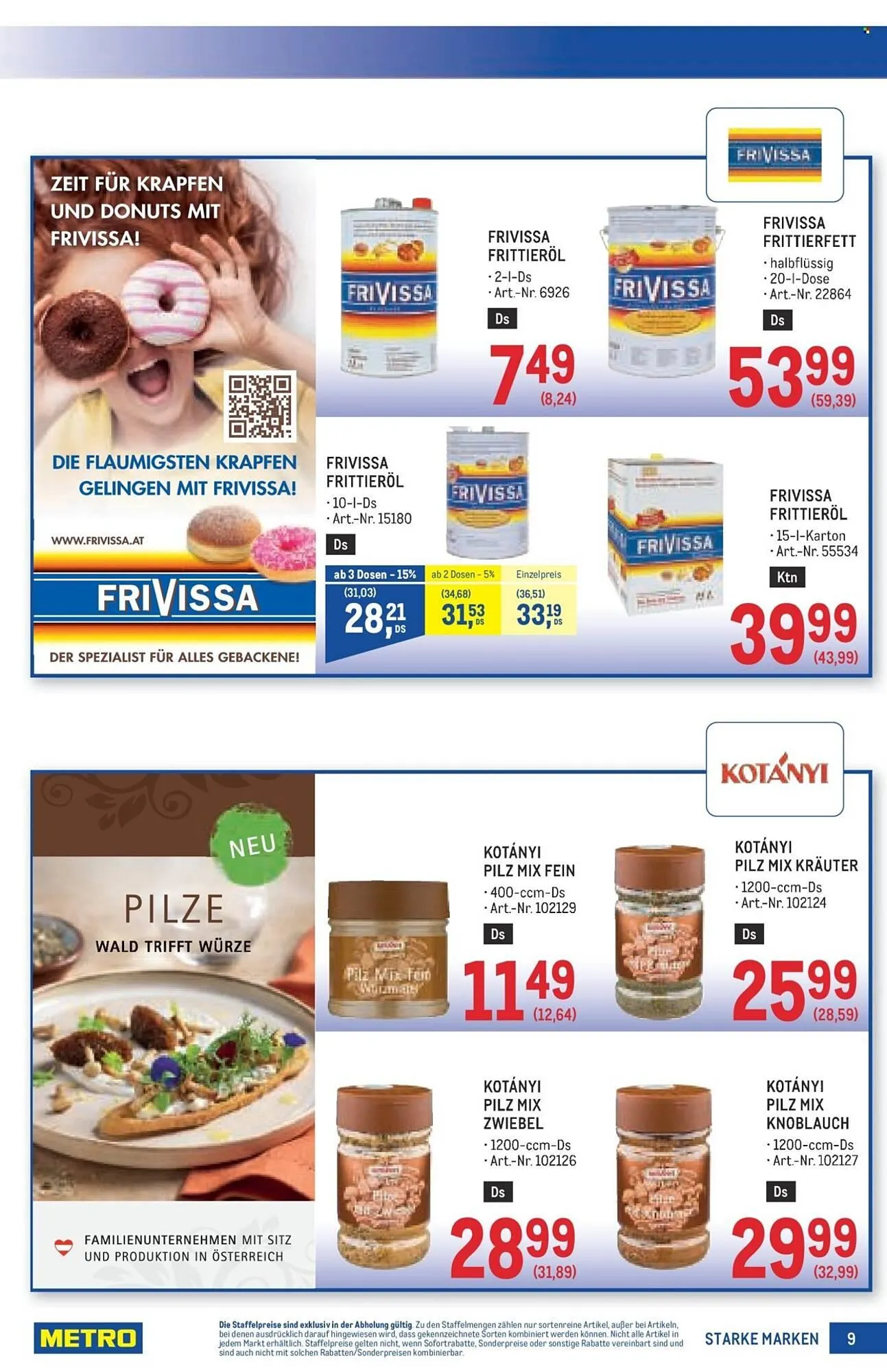 Metro Flugblatt von 8. Jänner bis 21. Jänner 2026 - Flugblätt seite  9