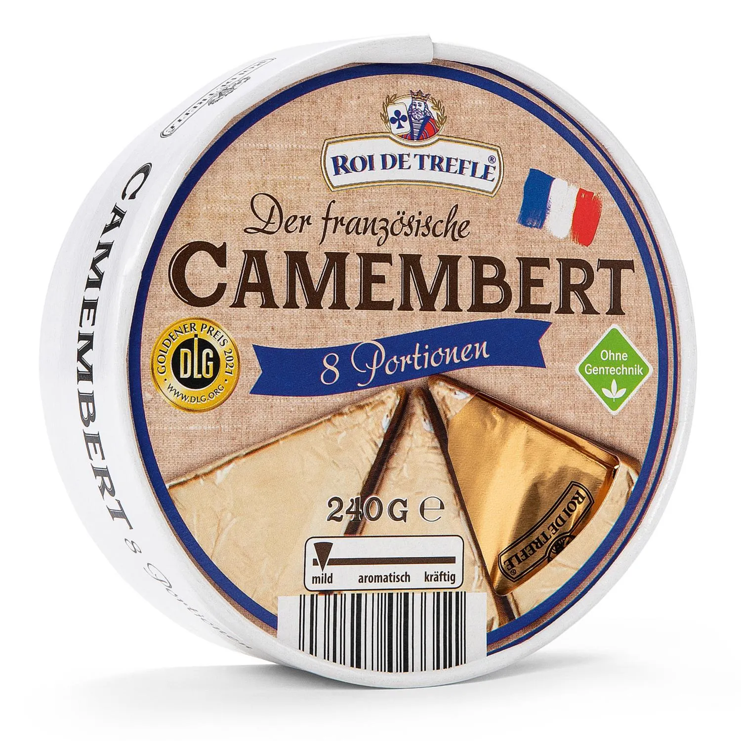 ROI DE TREFLE Französischer Camembert, Portionen
