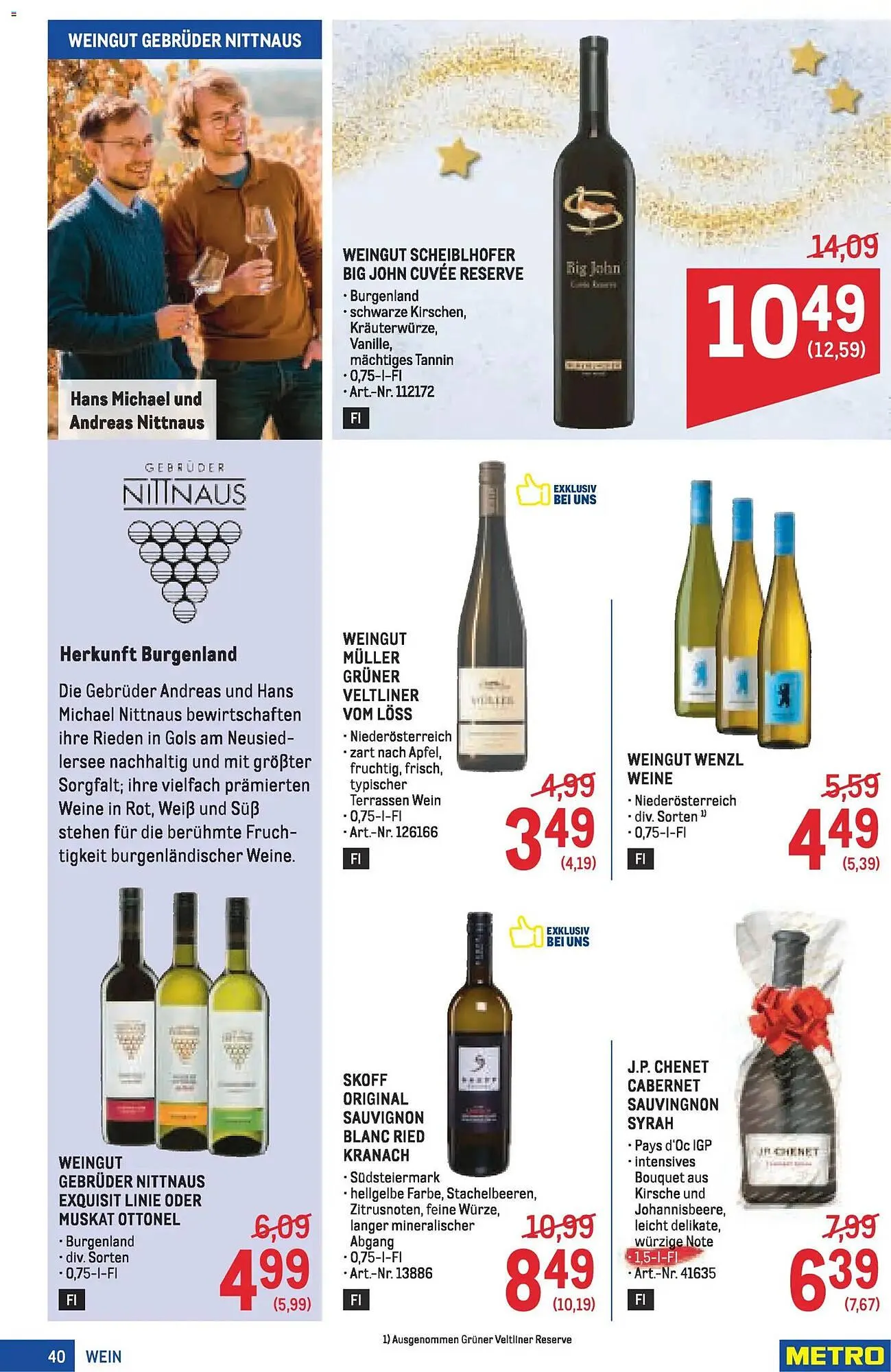 Metro Flugblatt von 27. November bis 10. Dezember 2025 - Flugblätt seite  40