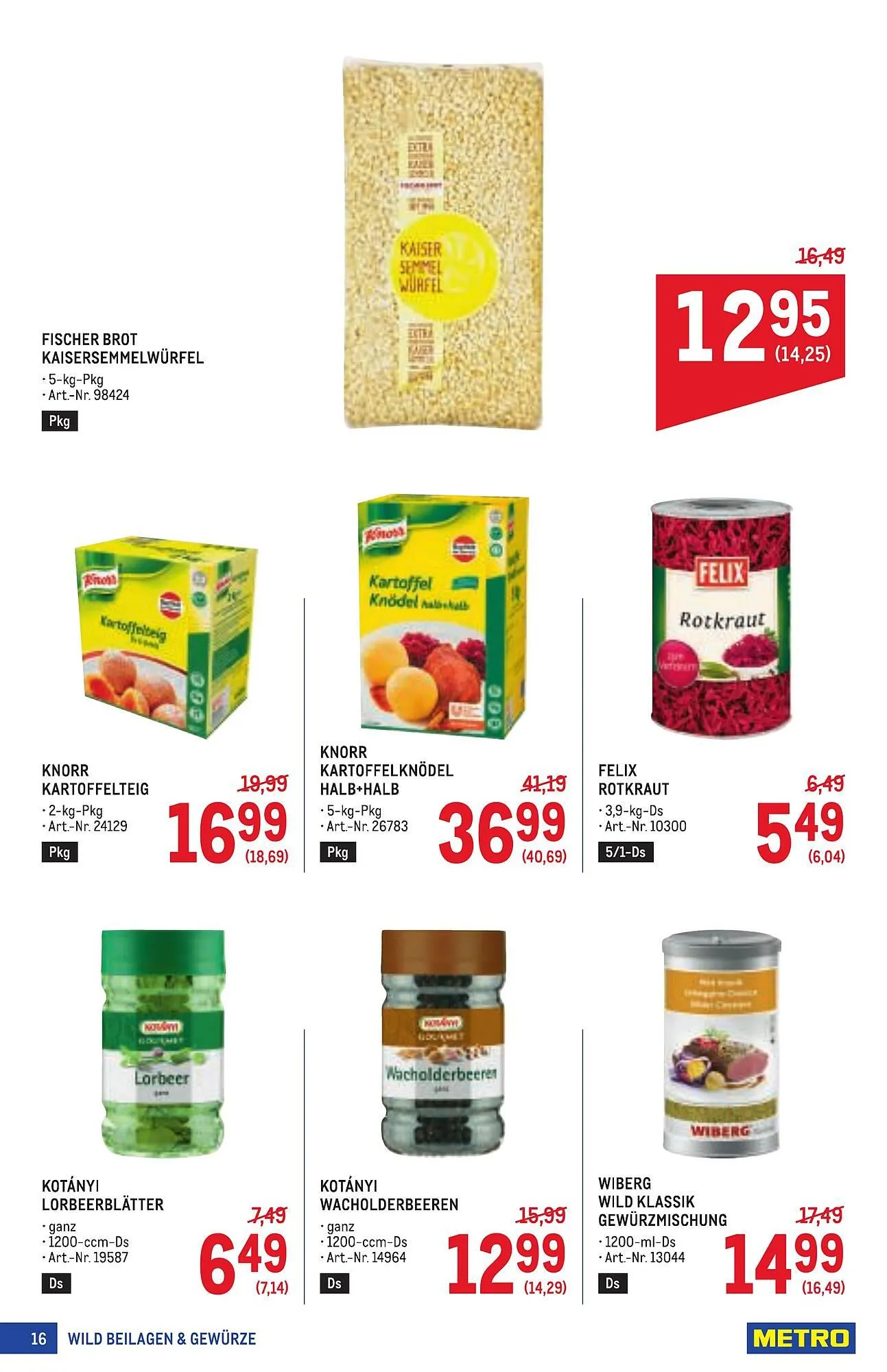 Metro Flugblatt von 18. September bis 26. November 2025 - Flugblätt seite  16