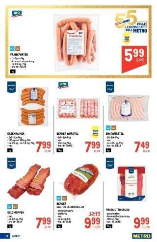 METRO Flugblatt Food - Metro Profi von 17. September bis 30. September 2026 - Flugblätt seite  14