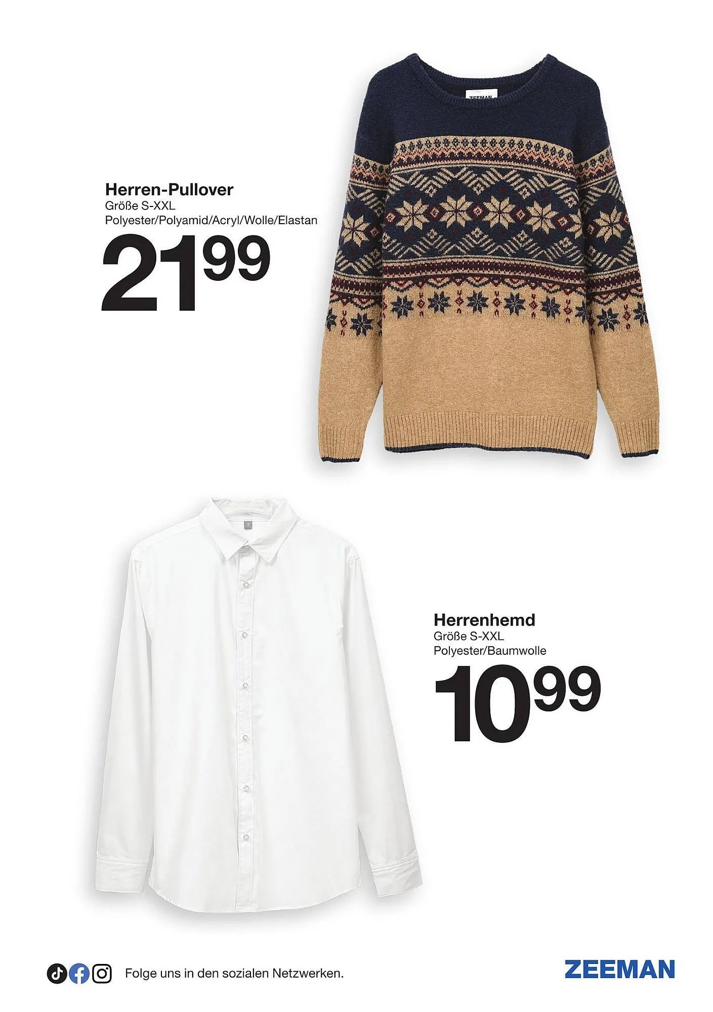 Zeeman Prospekt von 8. November bis 21. November 2025 - Flugblätt seite  13