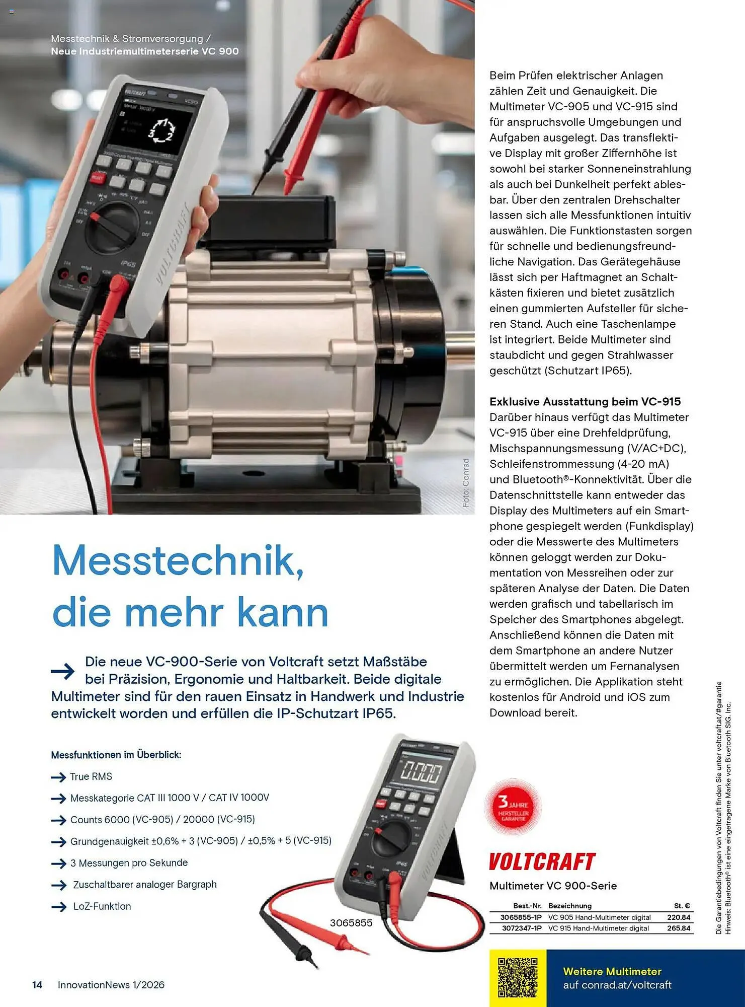 Conrad Katalog von 25. Jänner bis 6. März 2026 - Flugblätt seite  14