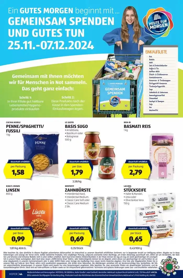 Blättern Sie online im HOFER Flugblatt von 27. November bis 11. Dezember 2024 - Flugblätt seite 48