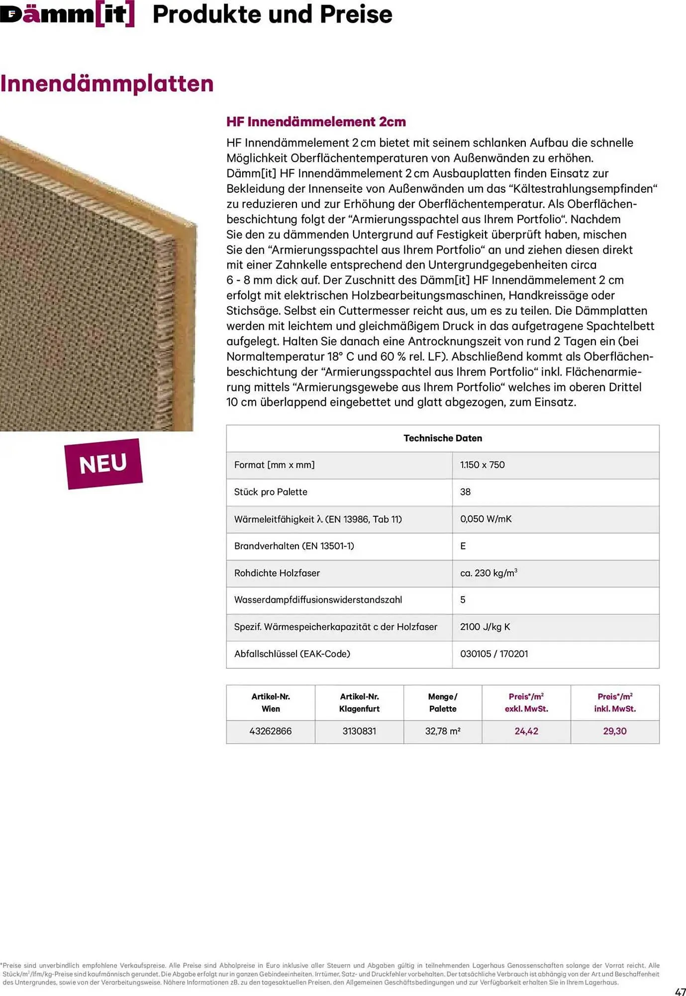 Lagerhaus Flugblatt von 8. Jänner bis 31. Dezember 2025 - Flugblätt seite  47