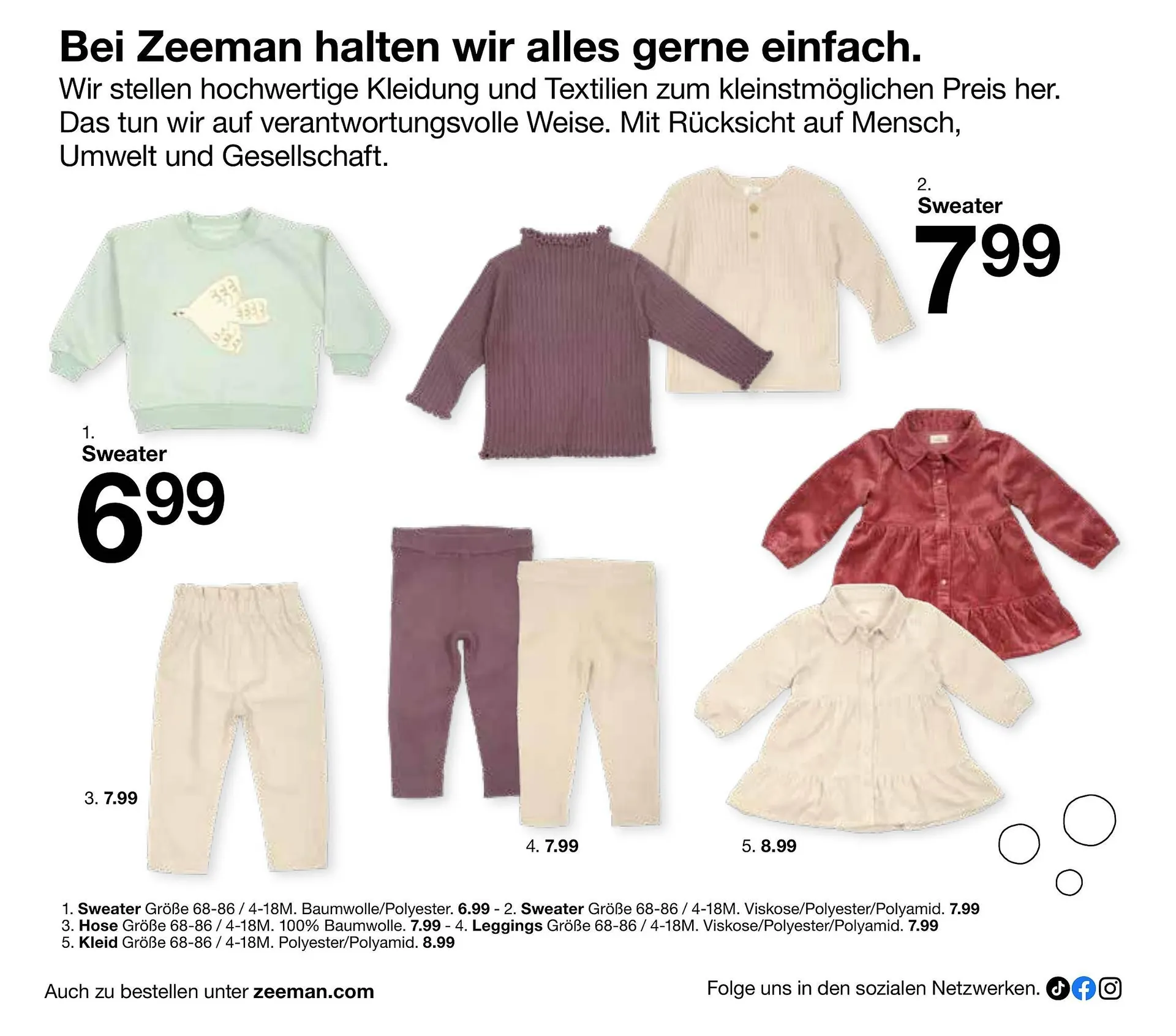 Zeeman Flugblatt von 18. Juli bis 12. Jänner 2026 - Flugblätt seite  26