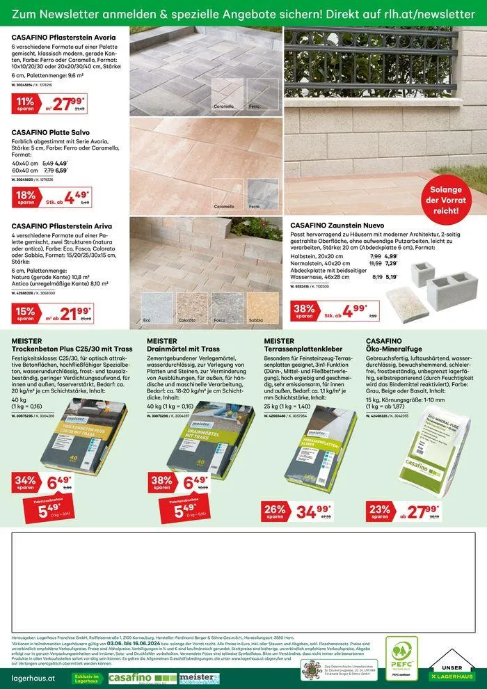 Salzburger Lagerhaus Katalog von 2. Juni bis 16. Juni 2024 - Flugblätt seite  6