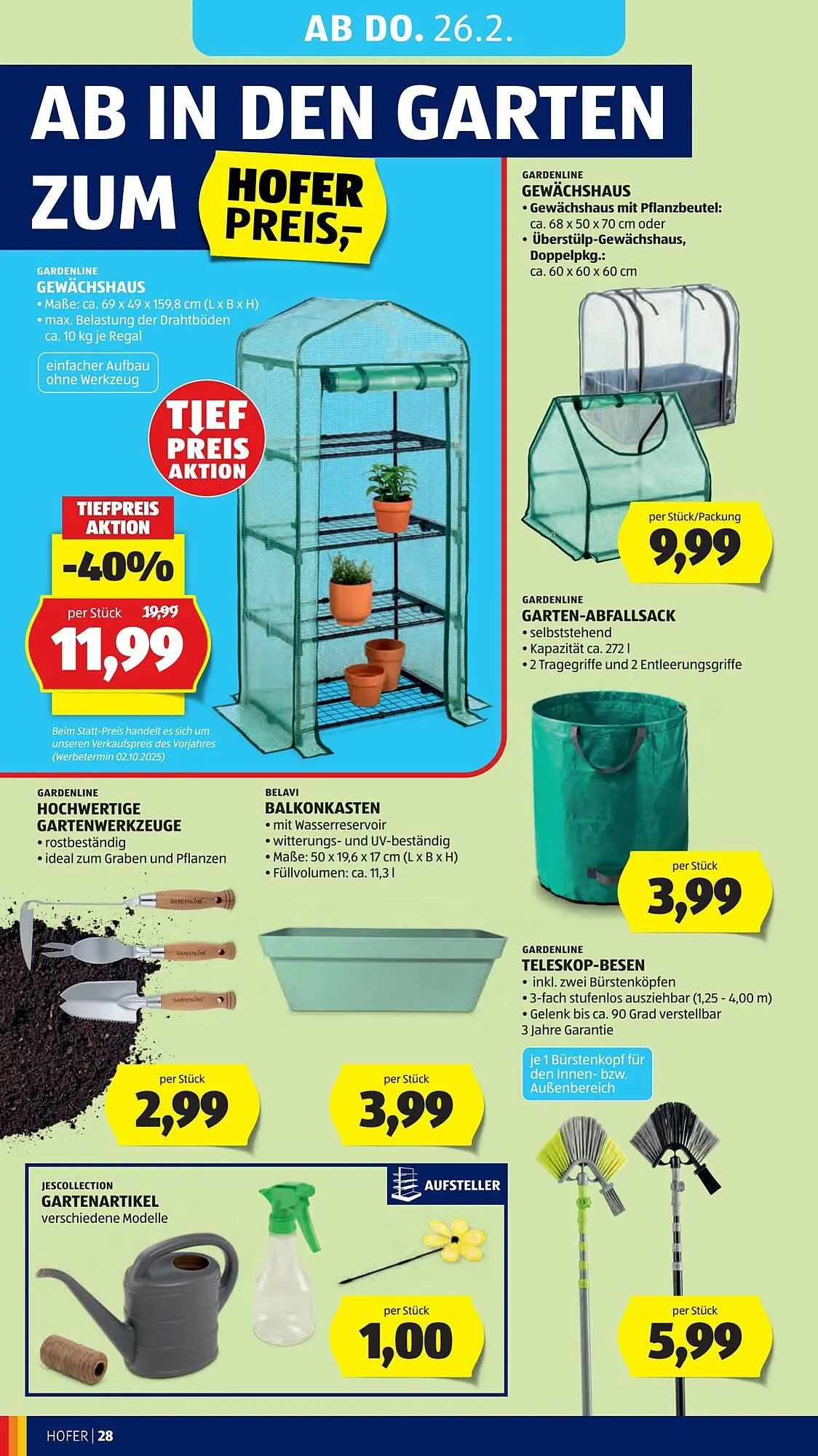 Hofer Flugblatt von 20. Februar bis 1. März 2026 - Flugblätt seite 32