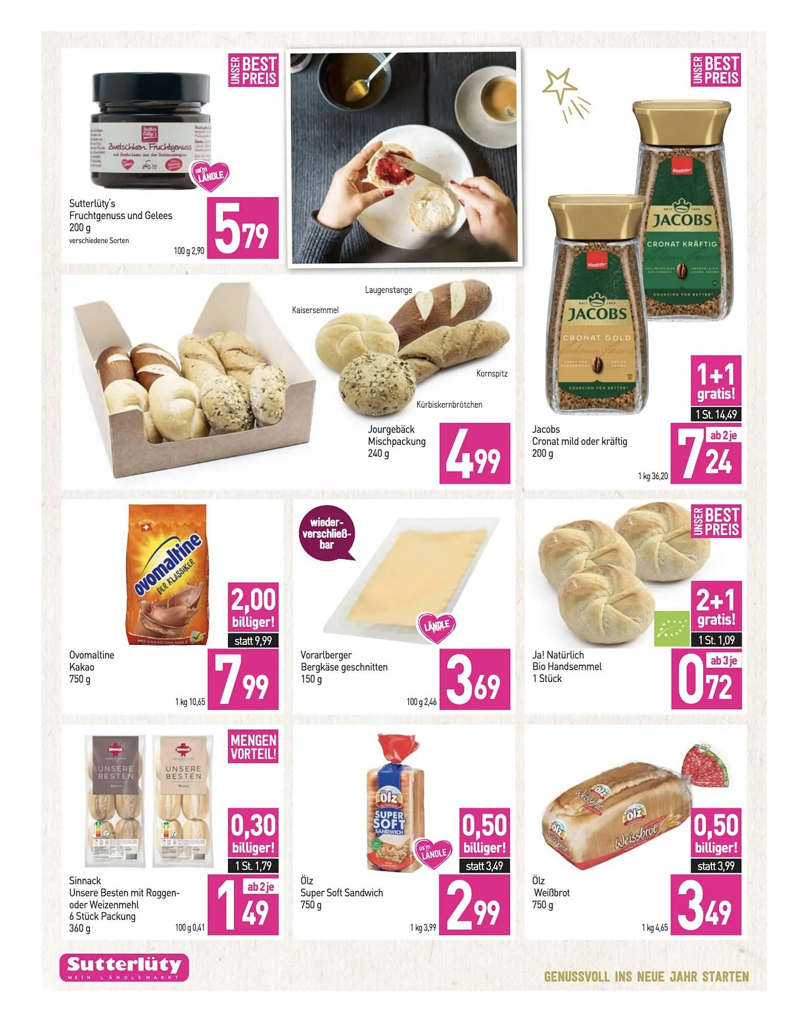 Sutterlüty Flugblatt von 27. Dezember bis 31. Dezember 2025 - Flugblätt seite  18