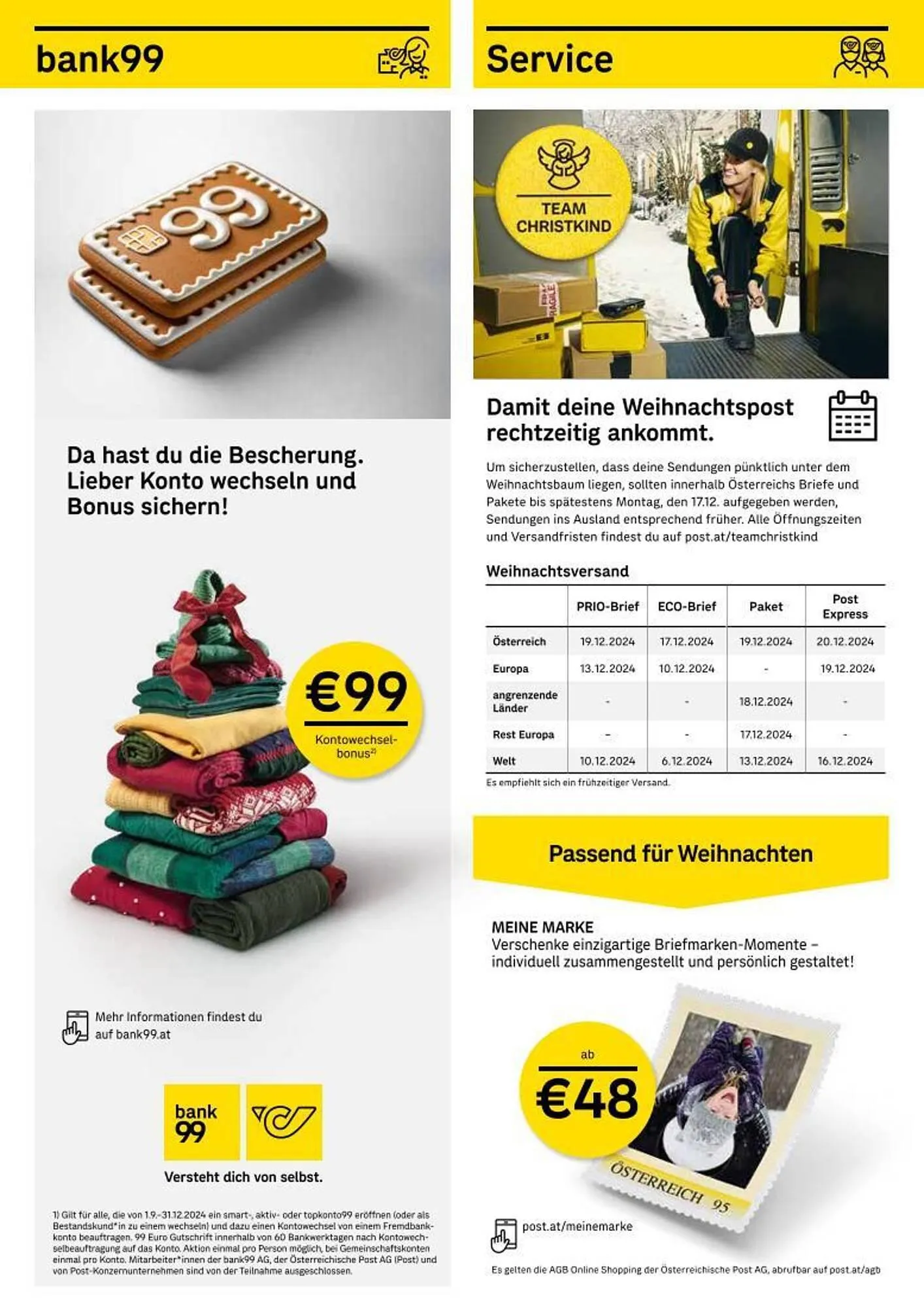 Post Flugblatt von 2. Dezember bis 22. Dezember 2024 - Flugblätt seite 6