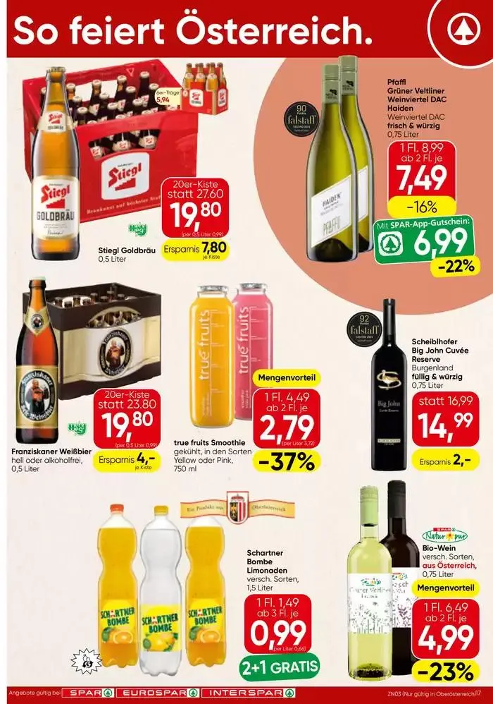Tolles Angebot für alle Kunden von 29. Jänner bis 12. Februar 2025 - Flugblätt seite 17