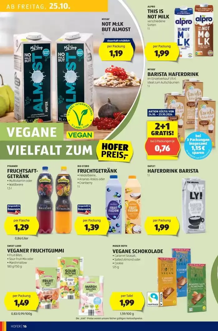 Blättern Sie online im HOFER Flugblatt von 23. Oktober bis 6. November 2024 - Flugblätt seite  18