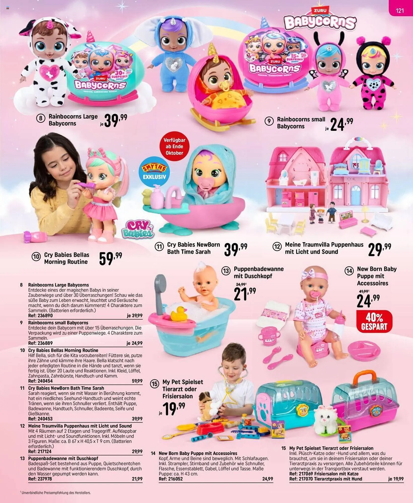 Smyths Toys Flugblatt von 25. September bis 13. Dezember 2024 - Flugblätt seite  121