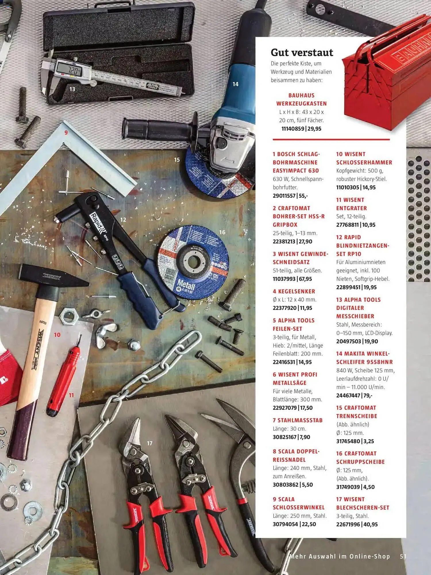 Bauhaus Flugblatt von 1. Oktober bis 31. März 2026 - Flugblätt seite  51