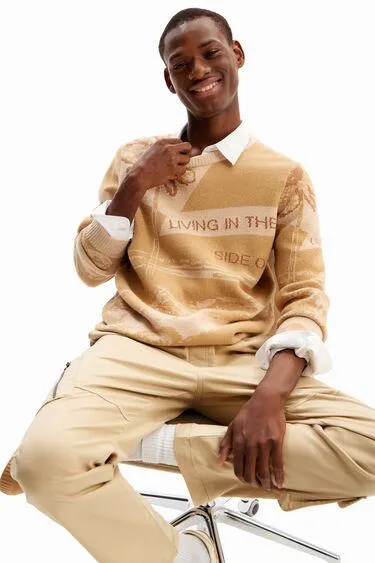 Jacquard-Pullover Auto