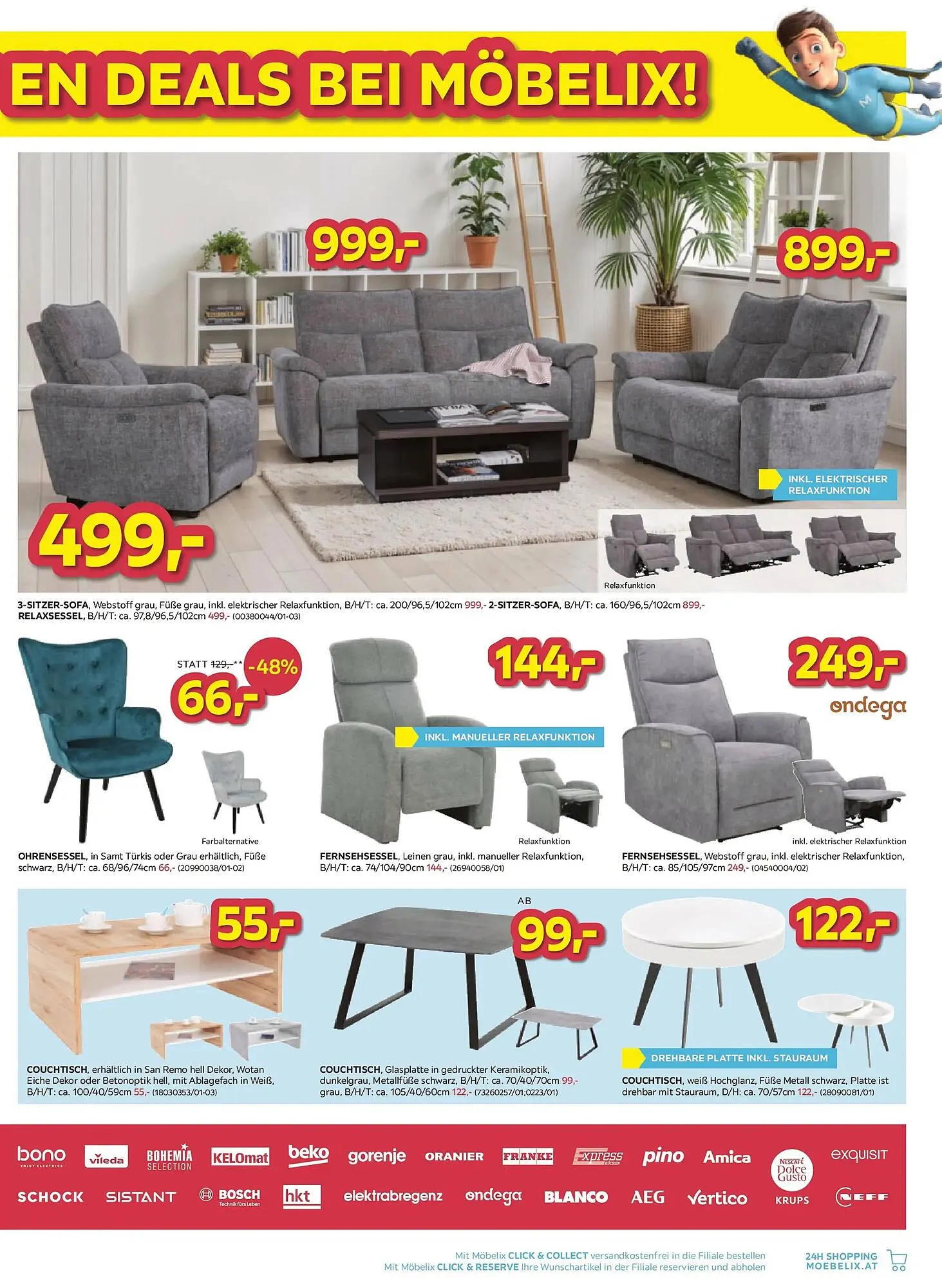Möbelix Prospekt von 3. Februar bis 9. Februar 2026 - Flugblätt seite  3