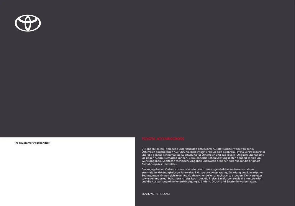 Toyota Yaris Cross von 19. Juli bis 19. Juli 2025 - Flugblätt seite 52