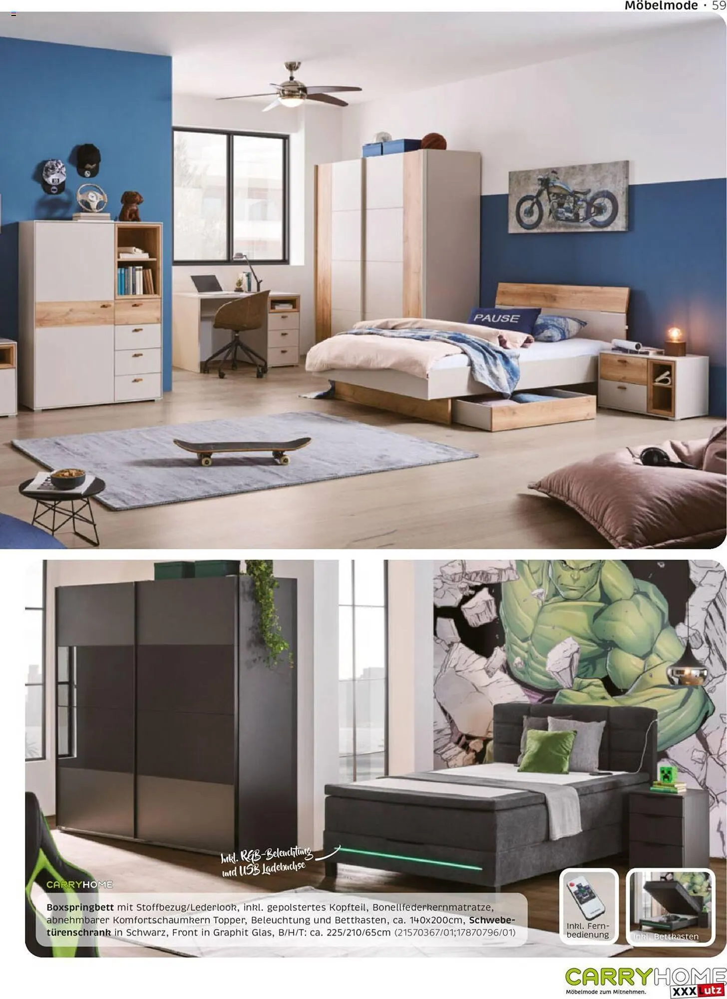 XXXLutz Flugblatt von 5. Juli bis 31. Mai 2024 - Flugblätt seite  59