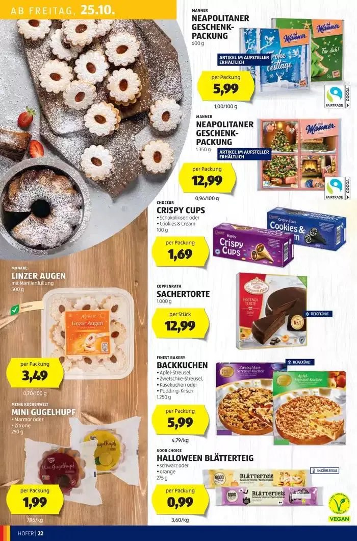 Blättern Sie online im HOFER Flugblatt von 23. Oktober bis 6. November 2024 - Flugblätt seite 24