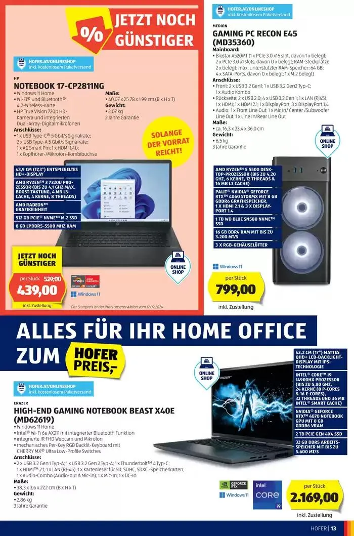 Blättern Sie online im HOFER Flugblatt von 24. Dezember bis 7. Jänner 2025 - Flugblätt seite 15