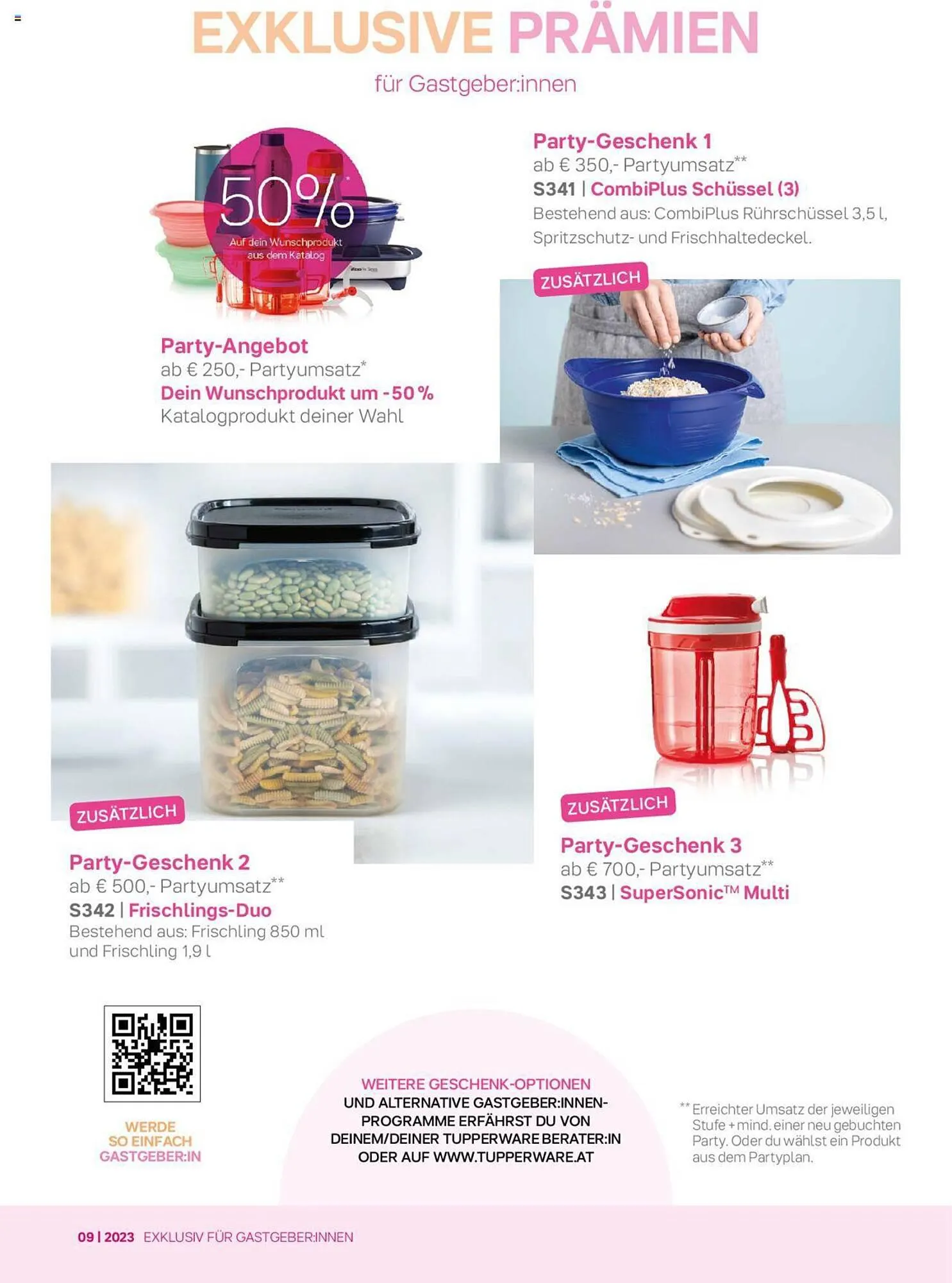 Tupperware Flugblatt von 4. September bis 1. Oktober 2023 - Flugblätt seite 10