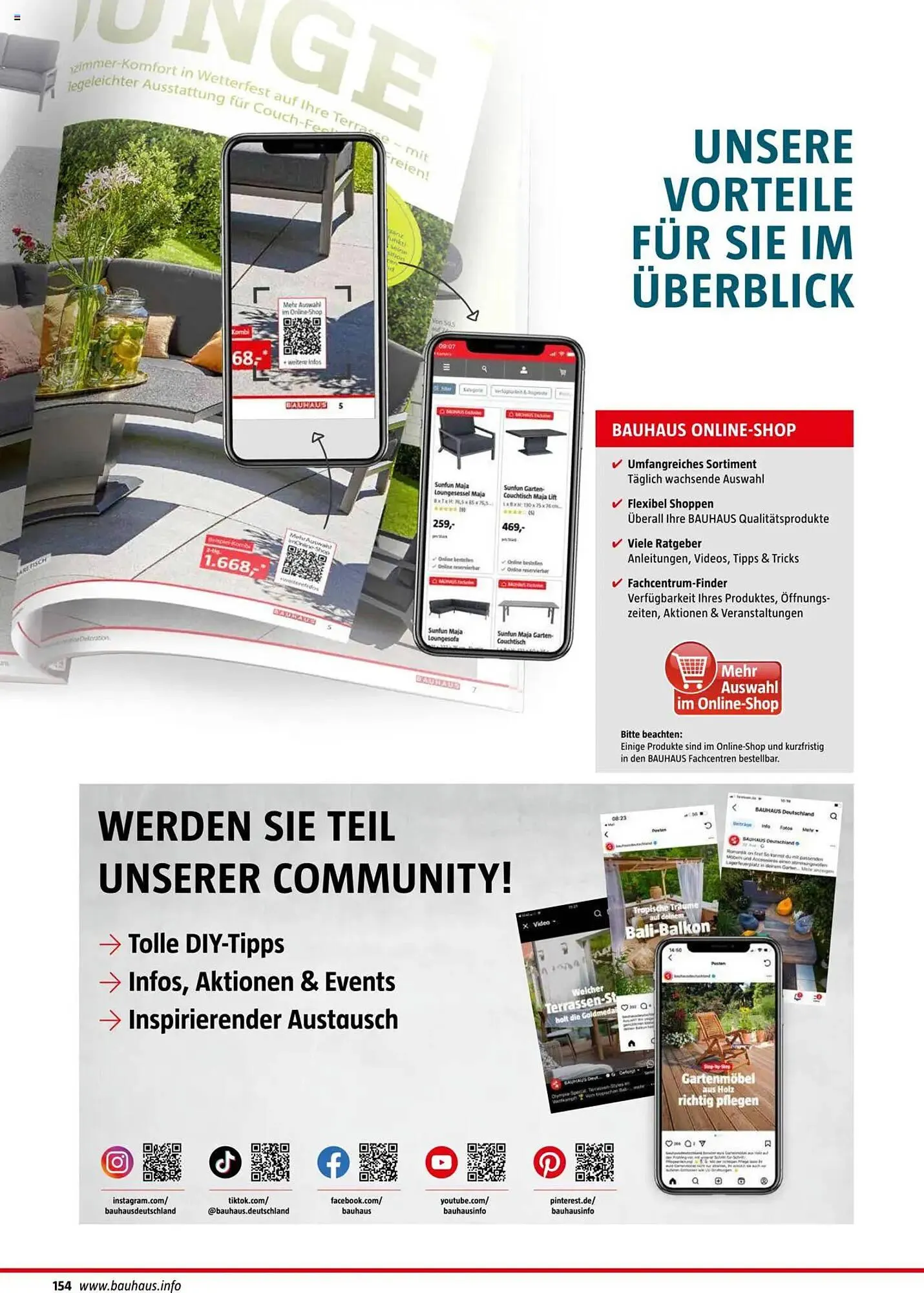Bauhaus Flugblatt von 4. März bis 4. Jänner 2026 - Flugblätt seite  154