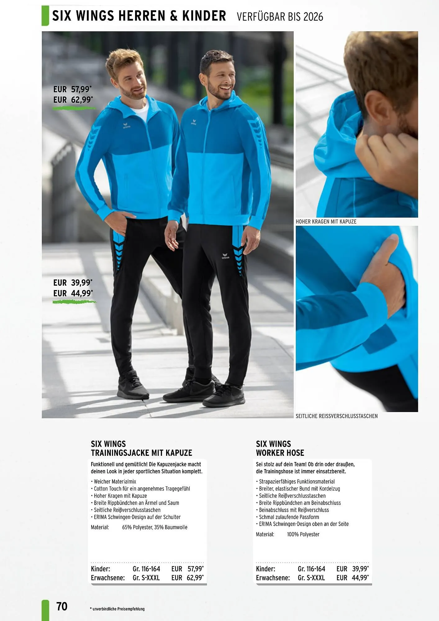 ERIMA Flugblatt von 2. Jänner bis 31. Dezember 2024 - Flugblätt seite  70