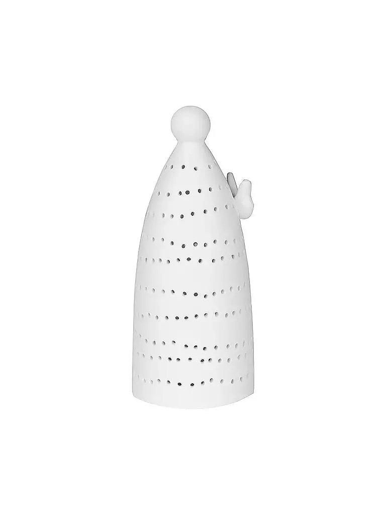 Weihnachtsdeko LED Engel Mini 5,7x11,7cm Weiss