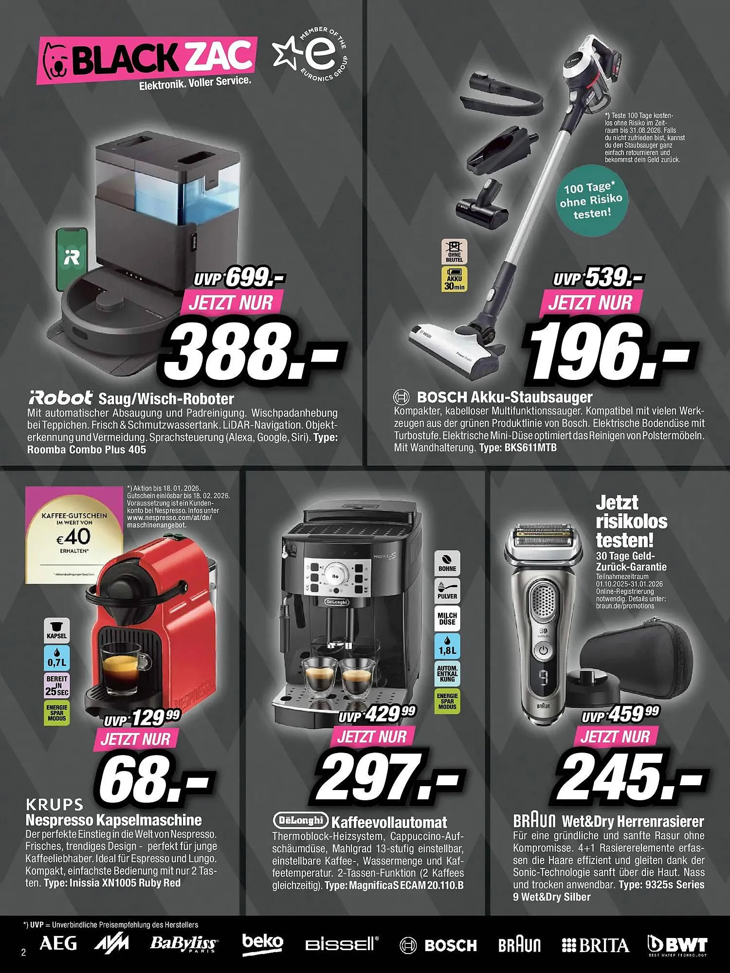 Red Zac Flugblatt von 23. November bis 10. Dezember 2025 - Flugblätt seite  2