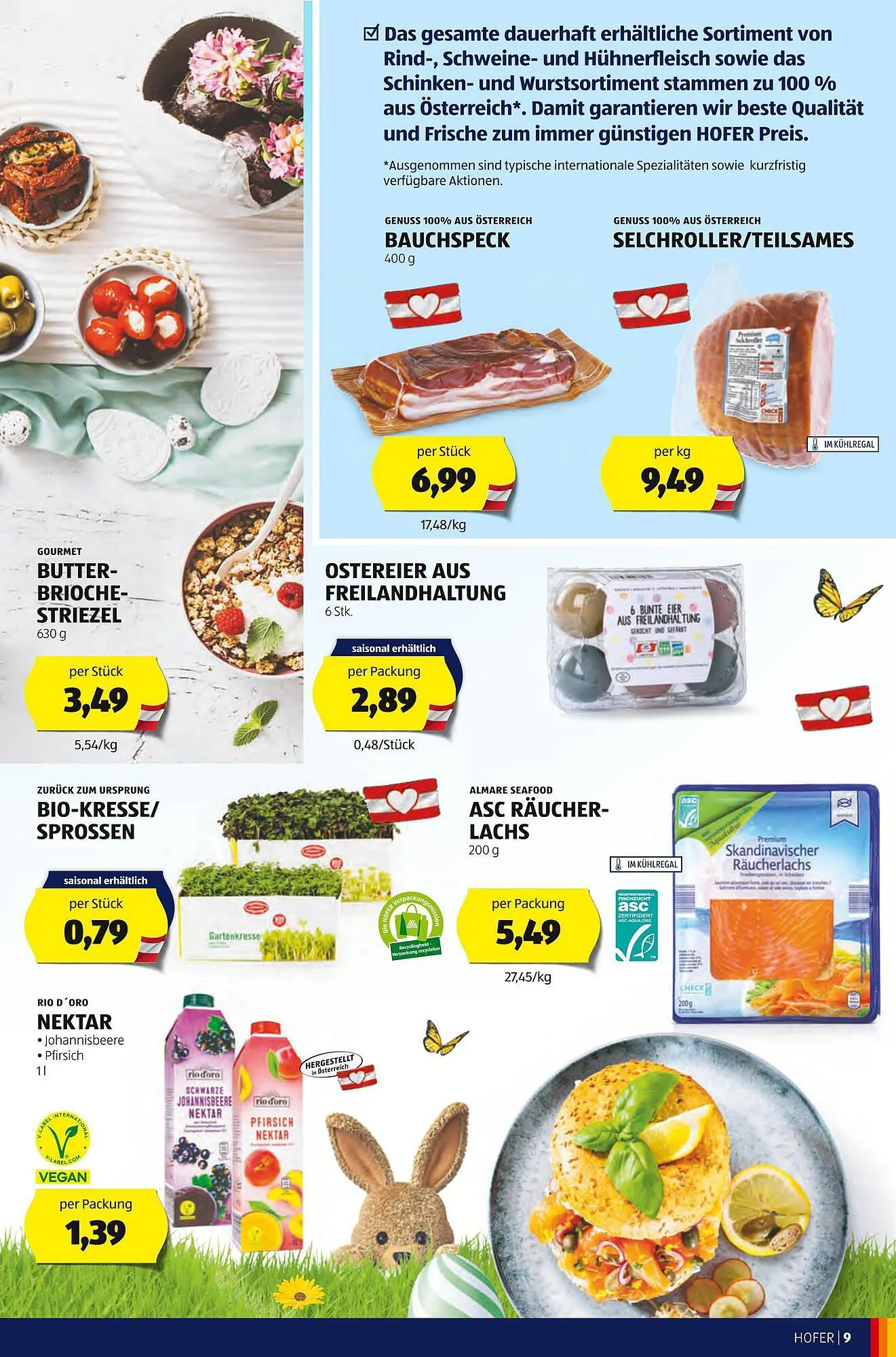 Hofer Flugblatt von 22. März bis 28. März 2024 - Flugblätt seite 9